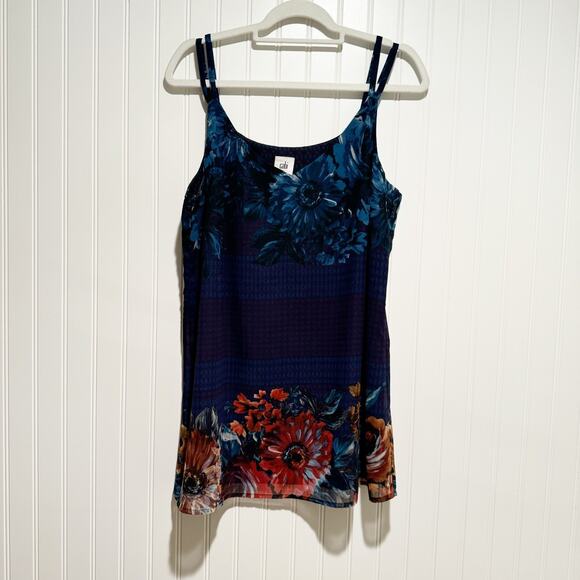 CAbi Tops - Cabi Floral Artist Cami Double Straps Size Large